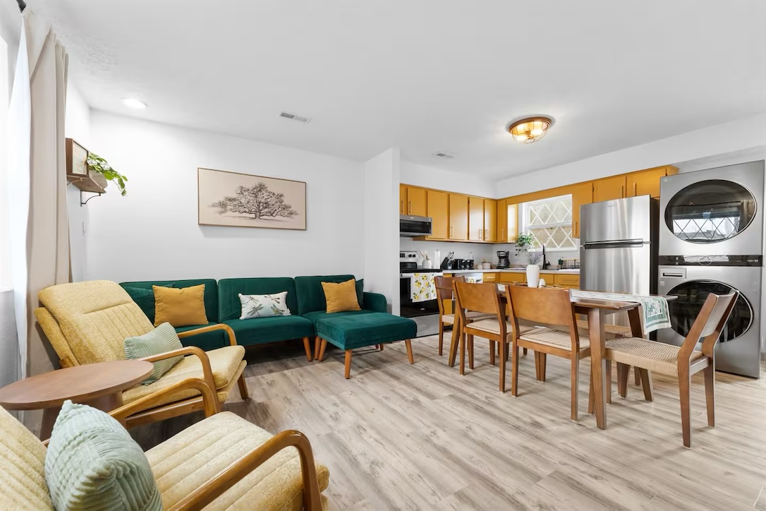 Bright family living space